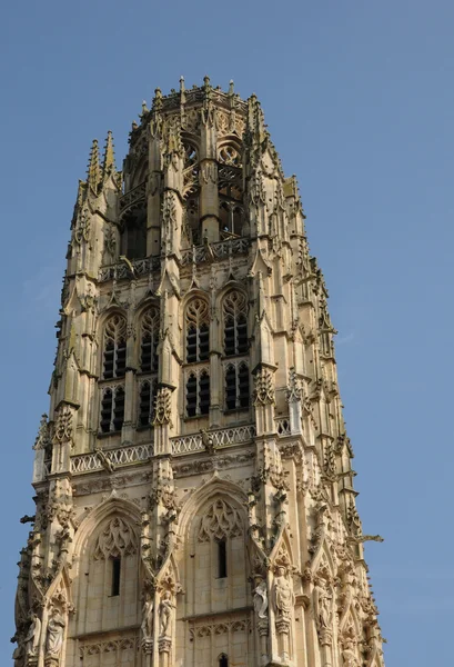 France, cloche du clocher de la cathédrale de Rouen en Normandie — Photo