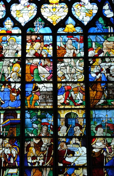 Francia, Chiesa di Sainte Jeanne d Arc a Rouen — Foto Stock
