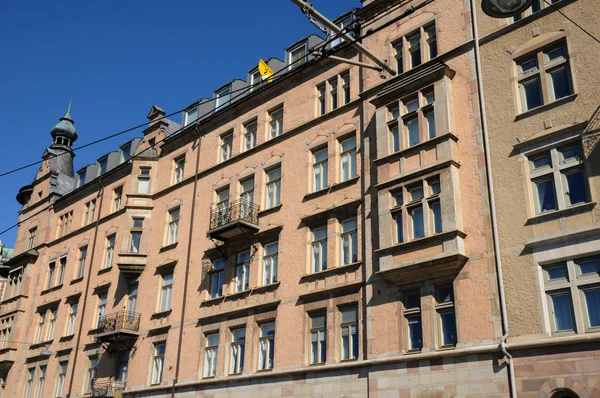 İsveç, eski lüks stockholm Merkez bina — Stok fotoğraf