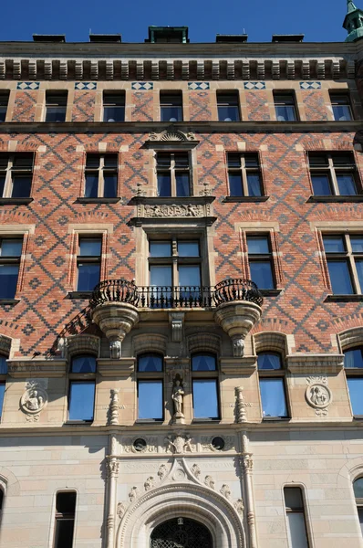 Sverige, gamle luksuriøse bygning i centrum af Stockholm - Stock-foto