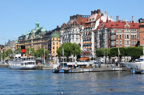 İsveç olan city of stockholm ve Baltık Denizi — Stok fotoğraf