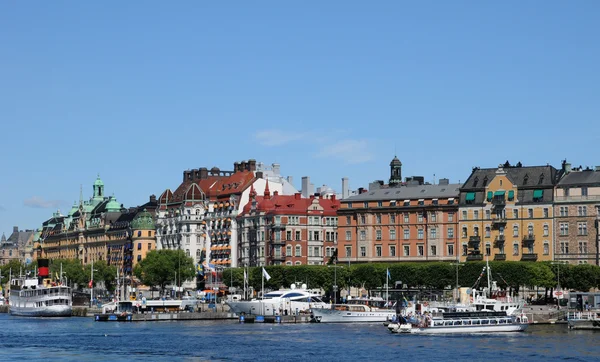 De stad van stockholm, Zweden en de Baltische Zee — Stockfoto