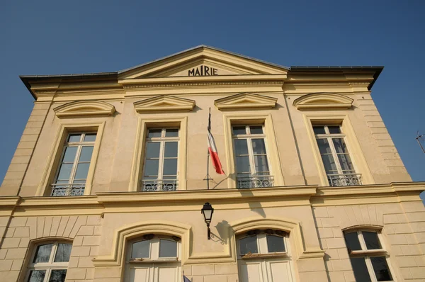 Ile de France, the city hall of Themericourt — Stock Photo, Image
