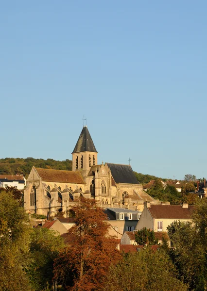 フランス、triel の教会サン マルタン — ストック写真