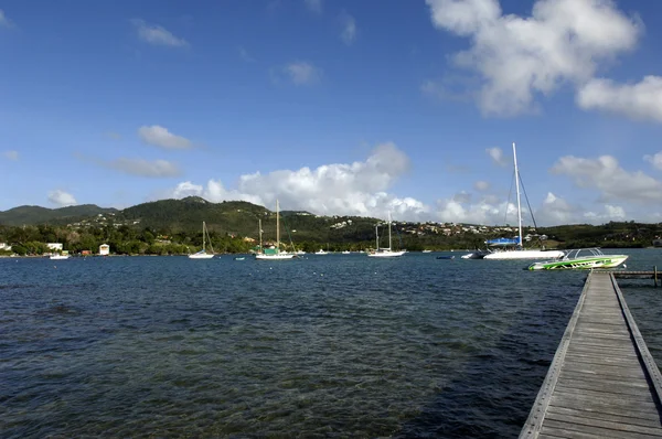 stock image The coast of Le Diamant in Martinique