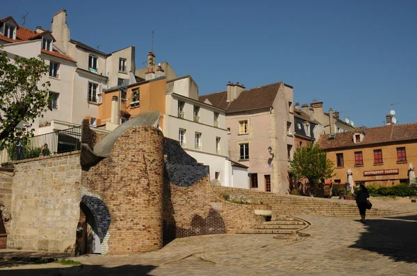 stock image The town of Pontoise in Val d Oise