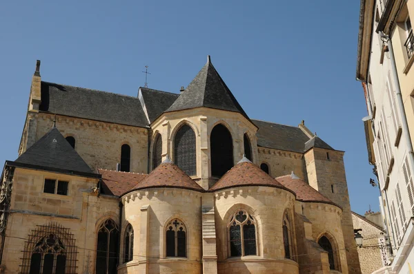 Francia, el exterior de la catedral de Pontoise — Foto de Stock