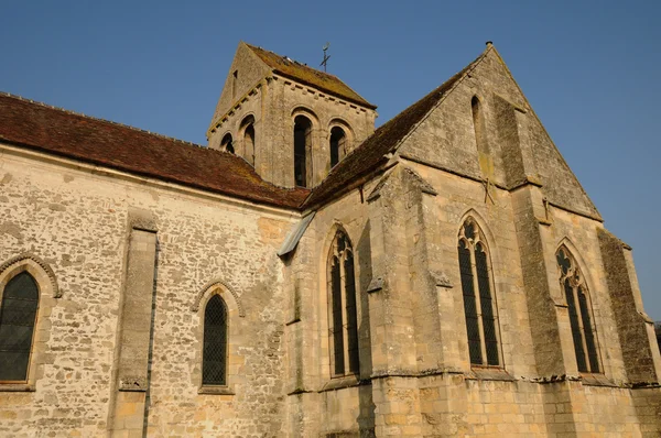 Ile de france, seraincourt eski kilise — Stok fotoğraf