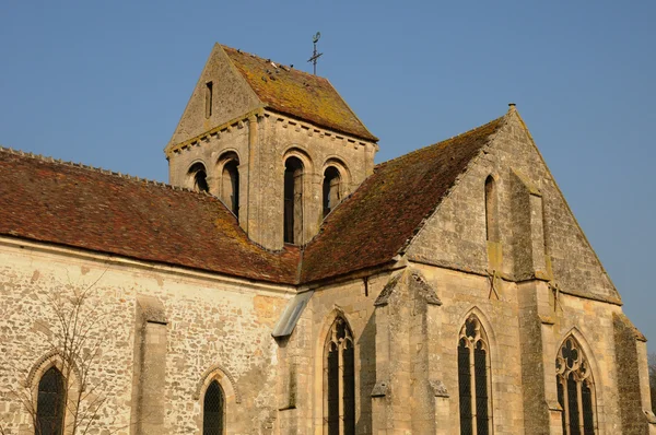 イル ・ ド ・ フランス、seraincourt の古い教会 — ストック写真