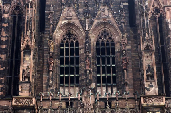 Франція, собору Страсбурга у провінції alsace — стокове фото