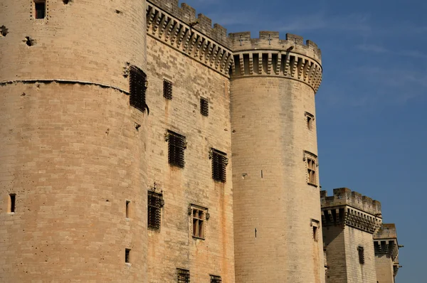 Francie, středověká castel hotýlek v provence — Stock fotografie