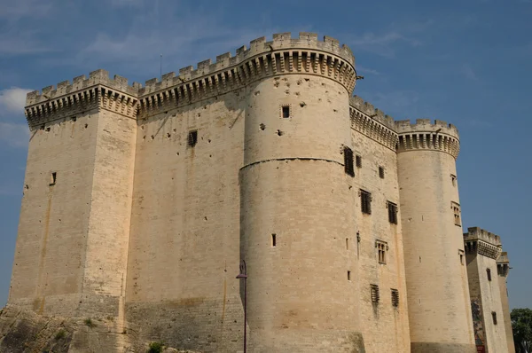 Франция, средневековый замок Тараскон в Провансе — стоковое фото