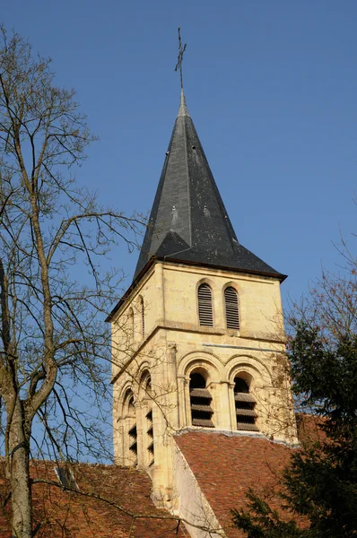 Ile de France, gereja gothic di Themericourt — Stok Foto