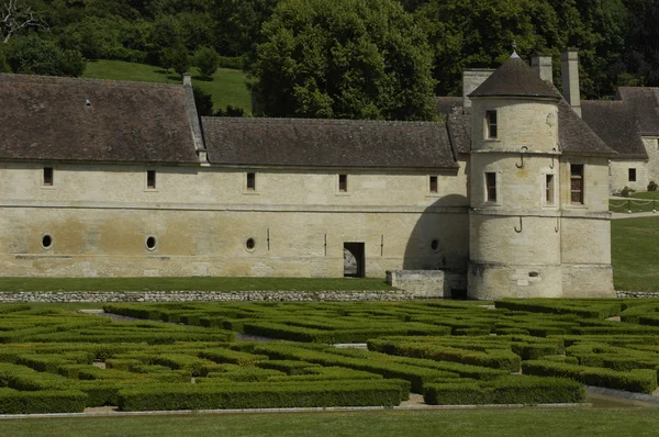 Val d Oise, o castelo de Villarceaux — Fotografia de Stock