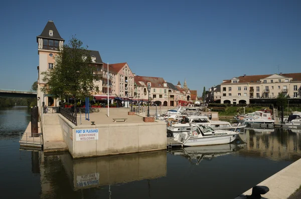 Francia, Porto Cergy a Cergy-Pontoise — Foto Stock