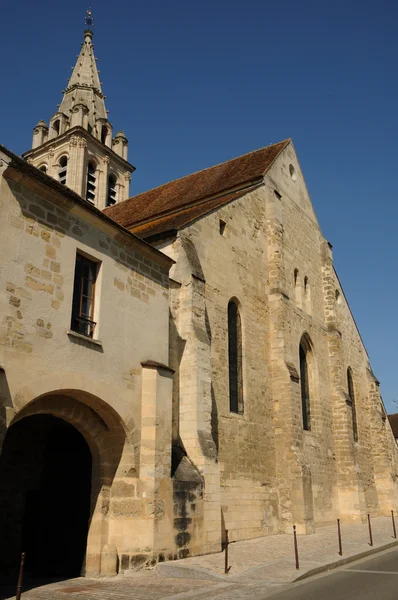 Frankrike, kyrkan saint christophe cergy — Stockfoto
