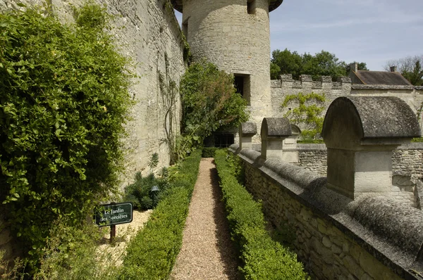 Val d oise, slottet av villarceaux — Stockfoto