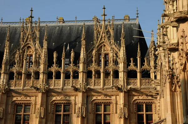 Francia, tribunale gotico di Rouen in Normandia — Foto Stock