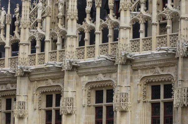 Francja, gotyckim budynku sądu Rouen w Normandii — Zdjęcie stockowe