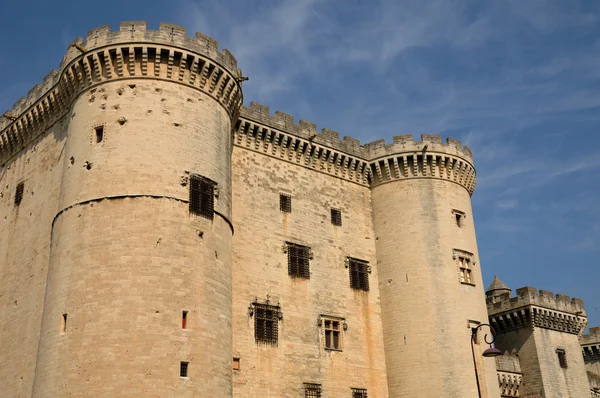 Frankreich, mittelalterliche burg tarascon in provence — Stockfoto