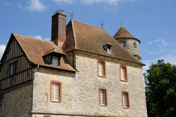 Francia, il castello di Vascoeuil in Normandia — Foto Stock