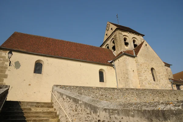 イル ・ ド ・ フランス、courdimanche の古い教会 — ストック写真