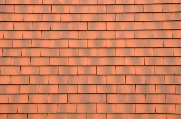 Immagine orizzontale di tegole su un tetto — Foto Stock