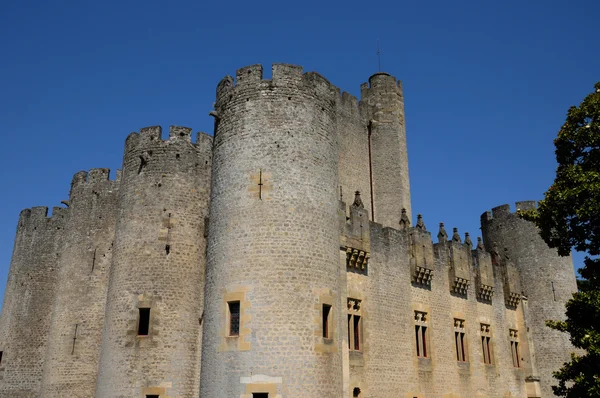 Frankrike, det medeltida slottet av roquetaillade i gironde — Stockfoto