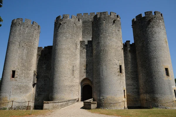 Francia, il castello medievale di Roquetaillade in Gironda — Foto Stock
