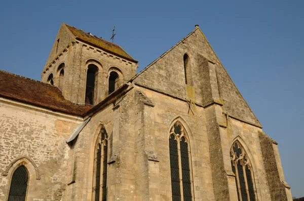 Ile de France, стара церква Серенкур — стокове фото