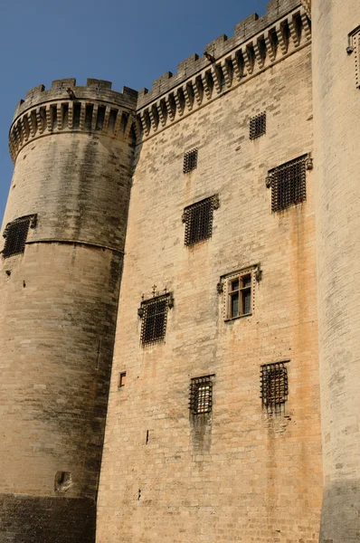 Франция, средневековый замок Тараскон в Провансе — стоковое фото