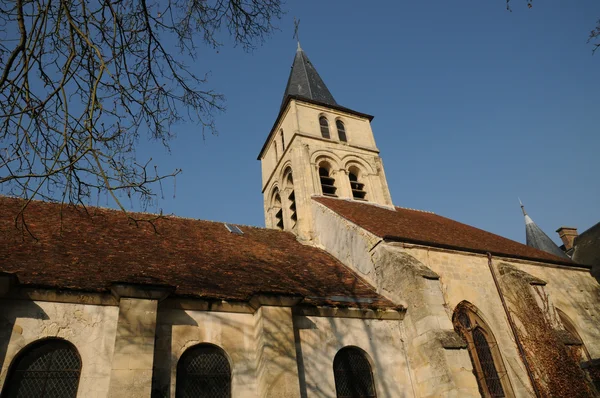 일 드 프랑스, Themericourt의 고딕 교회 — 스톡 사진