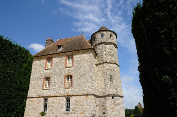 Francia, el castillo de Vascoeuil en Normandía — Foto de Stock