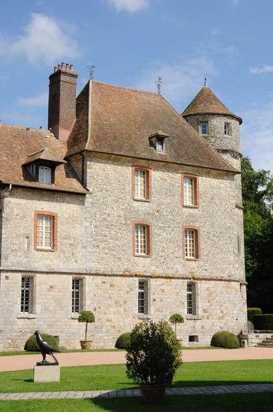 Francja, zamku vascoeuil w Normandii — Zdjęcie stockowe