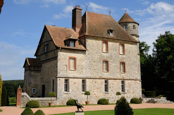 Francia, el castillo de Vascoeuil en Normandía —  Fotos de Stock