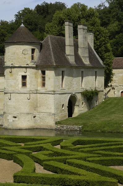 Val d Oise, the castle of villarceaux — Stock Photo, Image