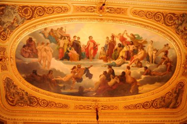 France, ceiling of the Grand Theatre de Bordeaux clipart