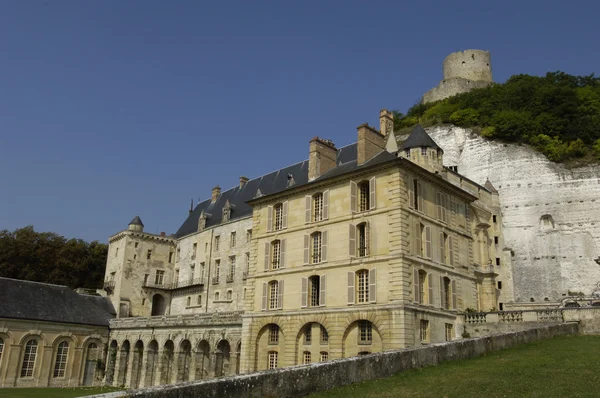 Francia, castillo de La Roche Guyon, imagen horizontal —  Fotos de Stock