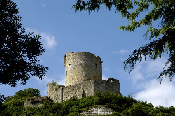France, La Roche Guyon, donjon du 12ème siècle — Photo