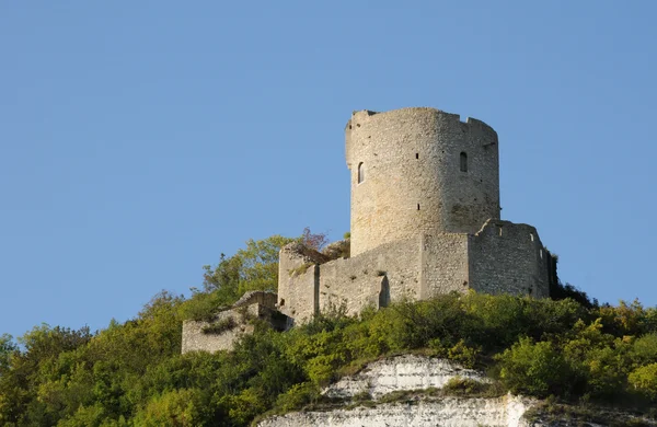 Francia, La Roche Guyon, mastio del XII secolo — Foto Stock
