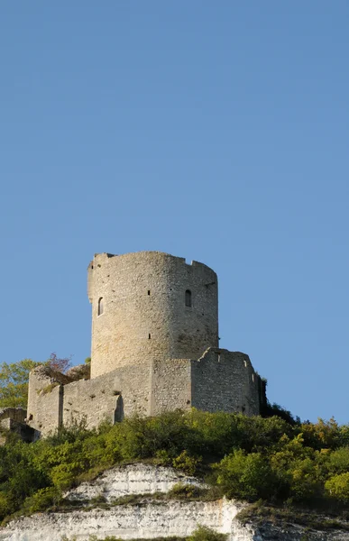 Γαλλία, la roche guyon, κρατήσει του 12 αιώνα — Φωτογραφία Αρχείου