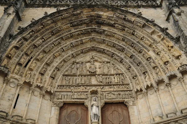 Francja, Katedra bazas w gironde — Zdjęcie stockowe