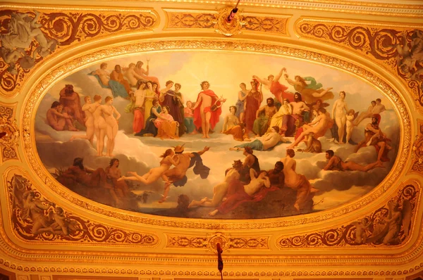 France, ceiling of the Grand Theatre de Bordeaux — Stock Photo, Image