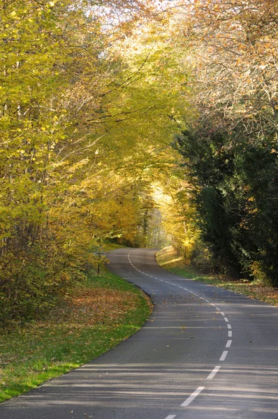 stock image France, a little country road in Chevreuse valley