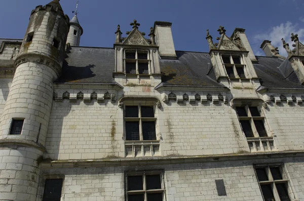 Fransa, loches Indre'deki/daki oteller castle et loire — Stok fotoğraf