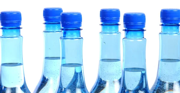 Nahaufnahme von Gasflaschen auf weißem Hintergrund — Stockfoto