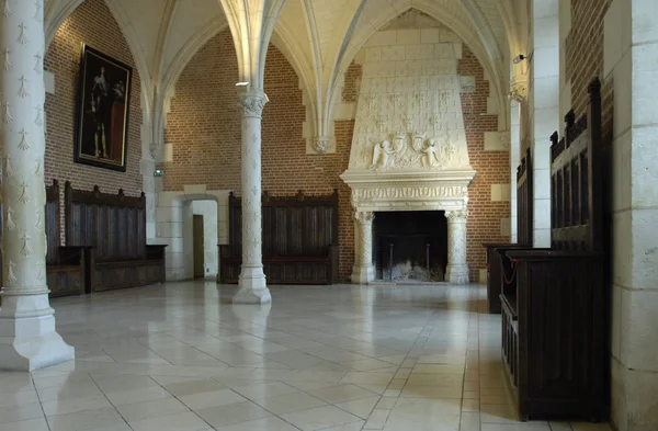 France, la salle du conseil dans le château d'Amboise — Photo