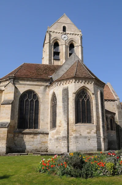 Frankrike, kyrkan i auvers-sur-oise — Stockfoto