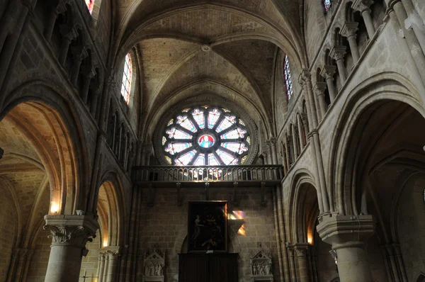 França, a igreja de Auvers sur Oise — Fotografia de Stock