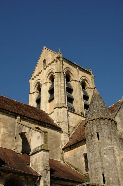 Fransa, auvers-sur oise Kilisesi — Stok fotoğraf